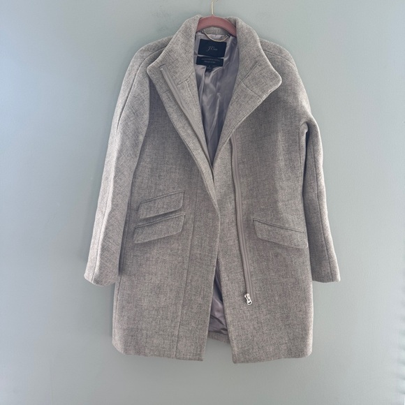 J.Crew Cocoon Coat in Italian Stadium-Cloth Wool - Picture 2 of 14